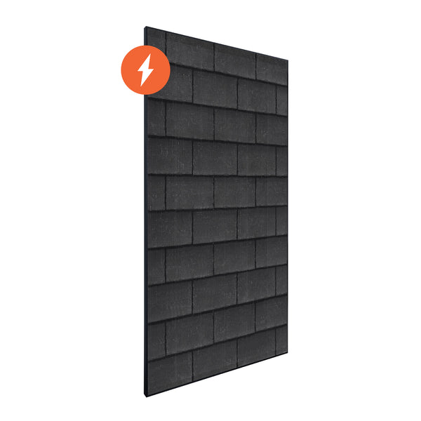 Solar Roof 320W - Black Slate with Standard Frame